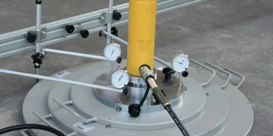 Illustrative image of Plate load test (PLT) in Baltimore